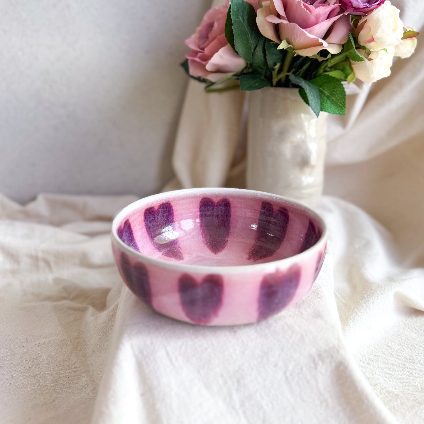 Velvet Valentine Medium Pasta Plate #10