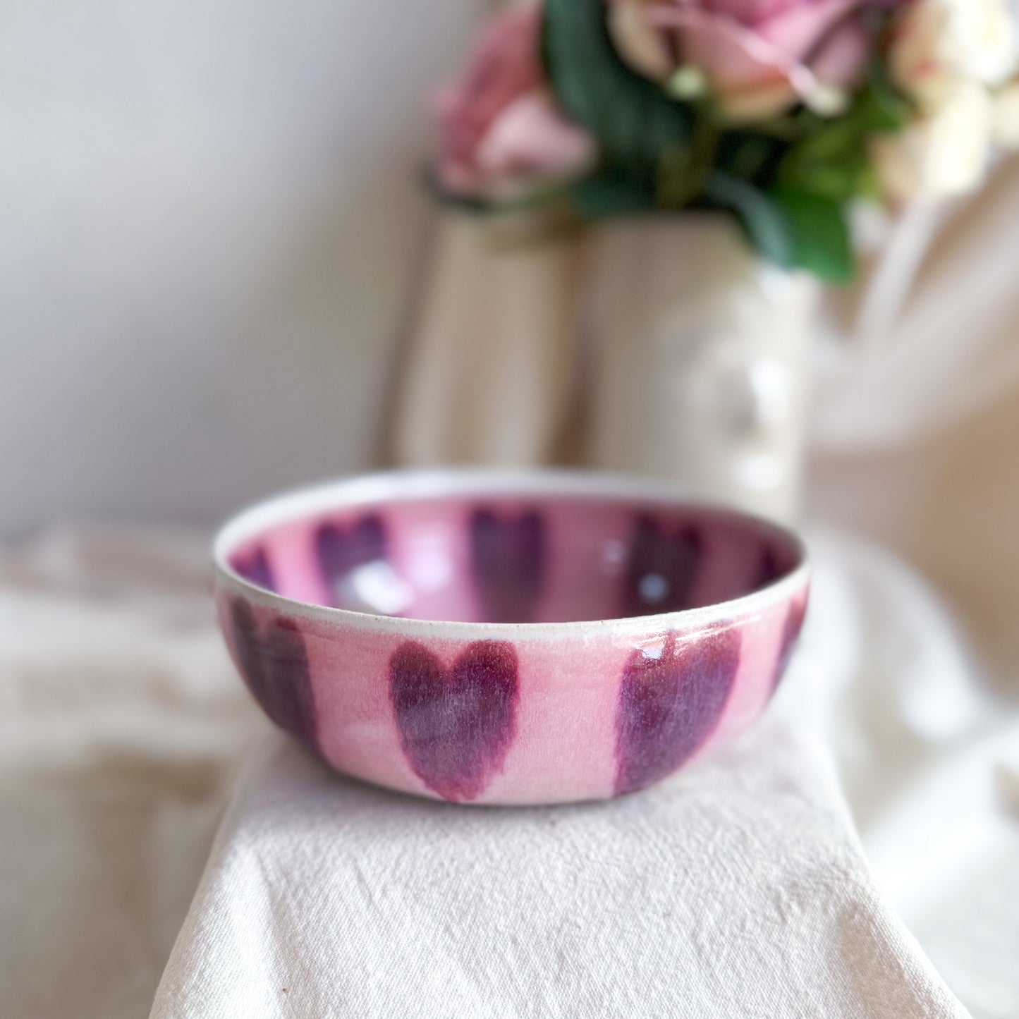 Velvet Valentine Medium Pasta Plate #10