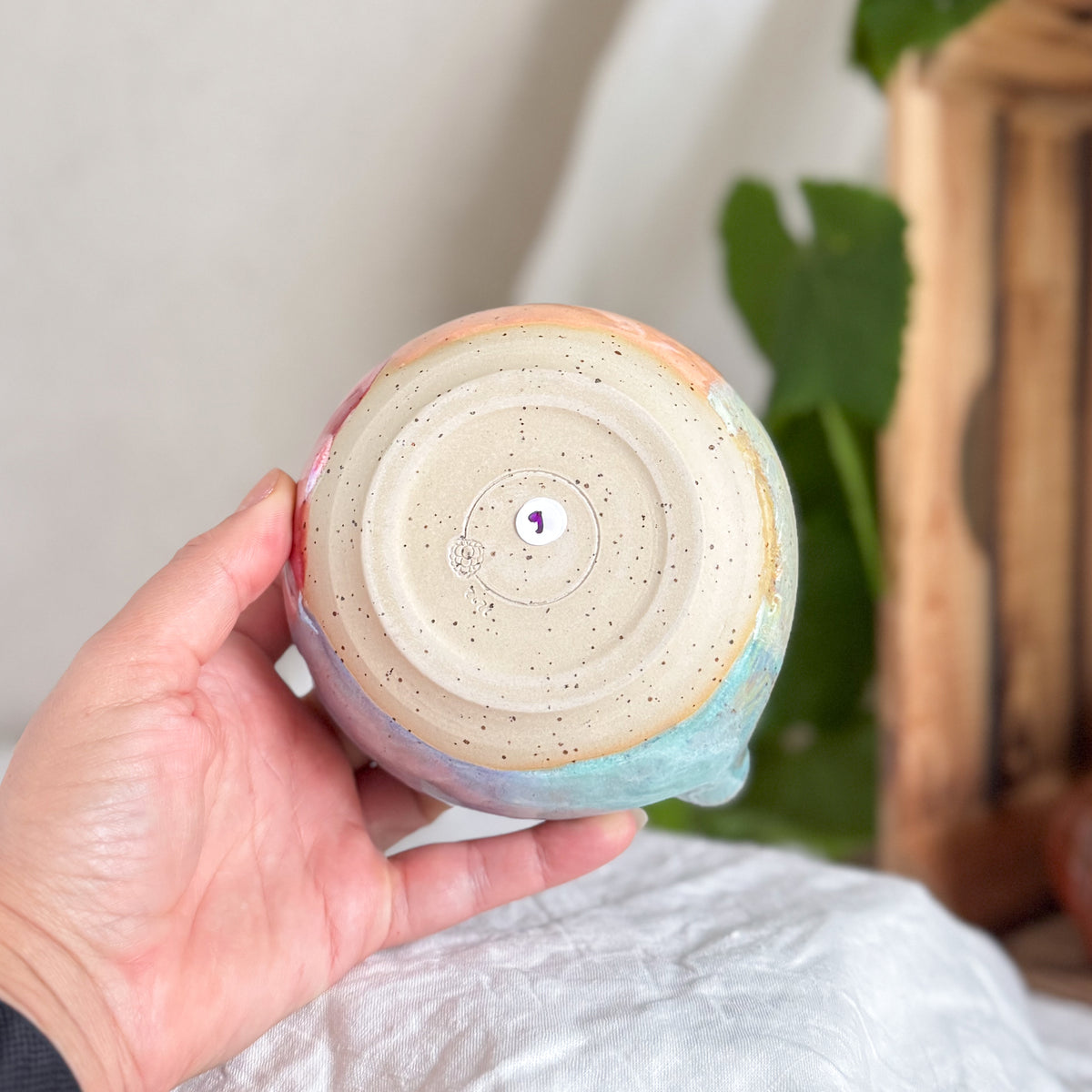 Double Rainbow Mixing Bowl #6