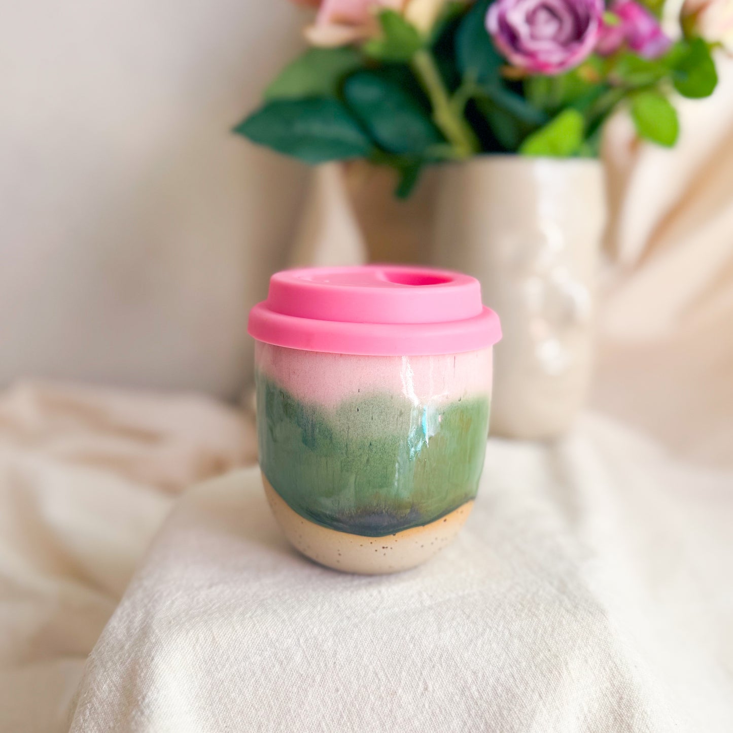 Pink Matcha To Go Cup #1
