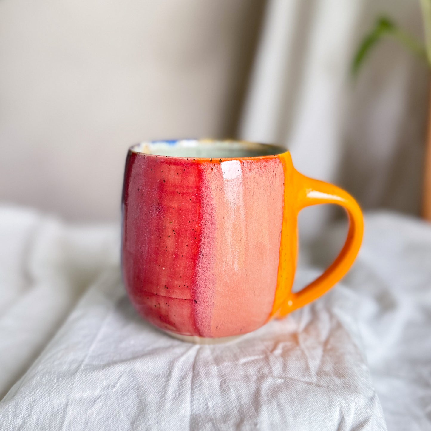 Bright Rainbow Tall Lotti Mug #8