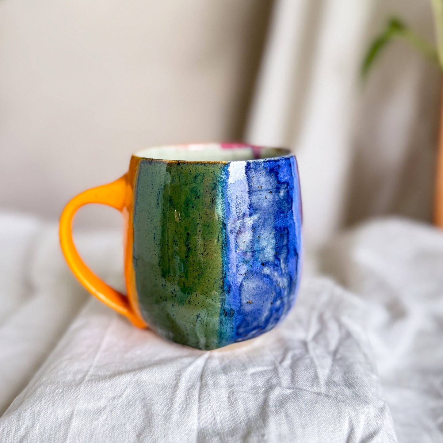 Bright Rainbow Tall Lotti Mug #8