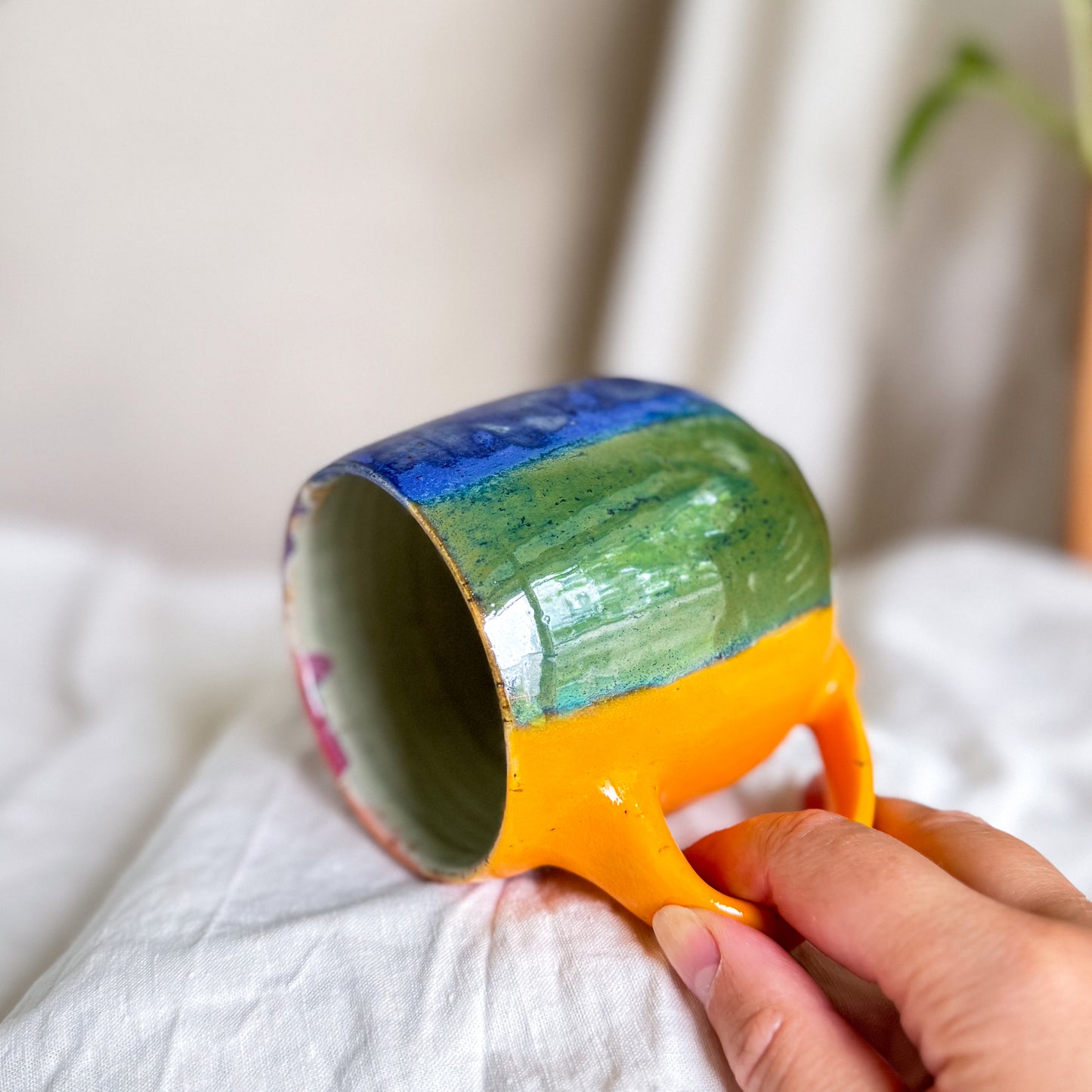 Bright Rainbow Tall Lotti Mug #8