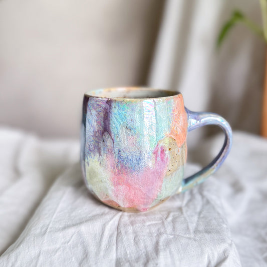 Double Rainbow Patch Tall Lotti Mug #4