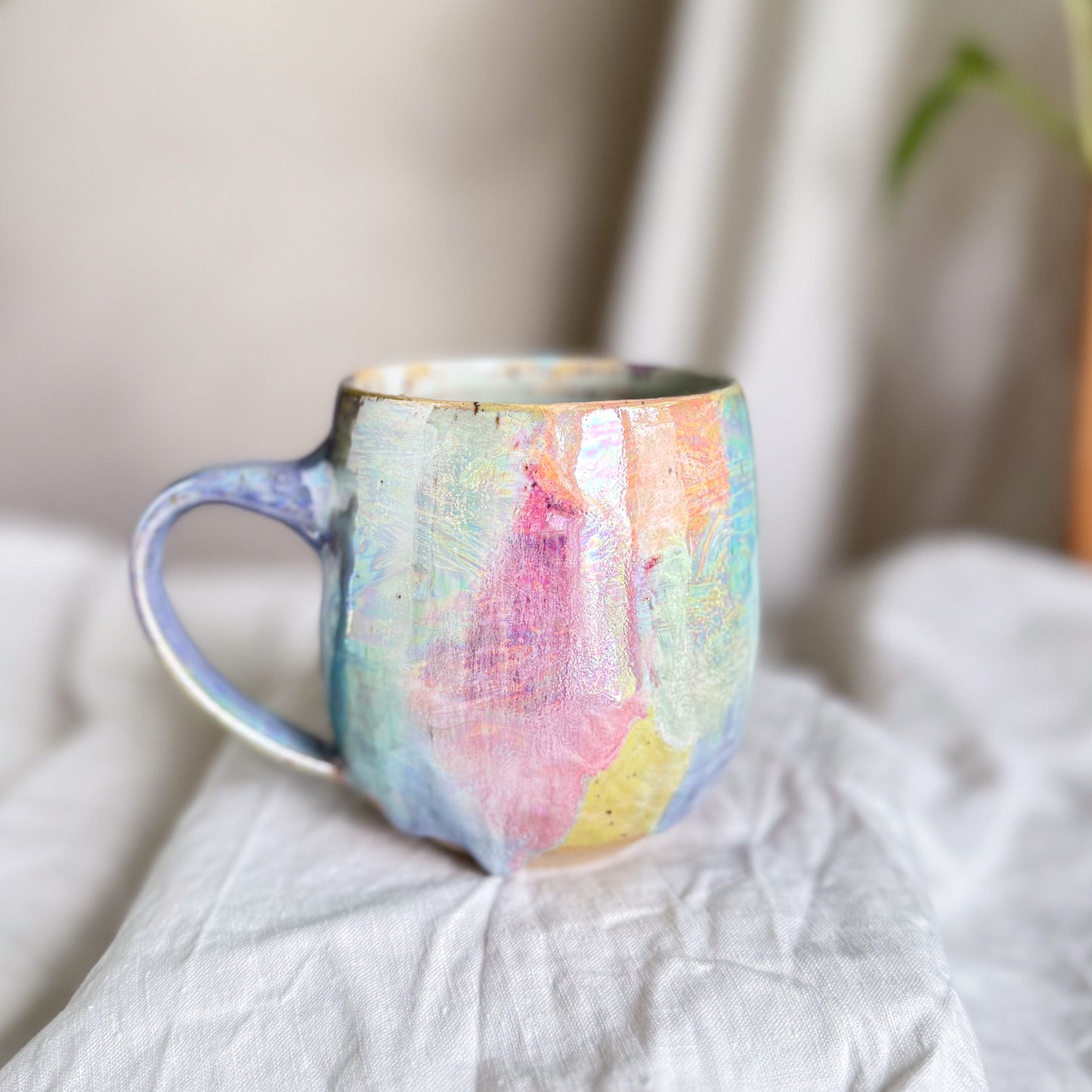 Double Rainbow Patch Tall Lotti Mug #4