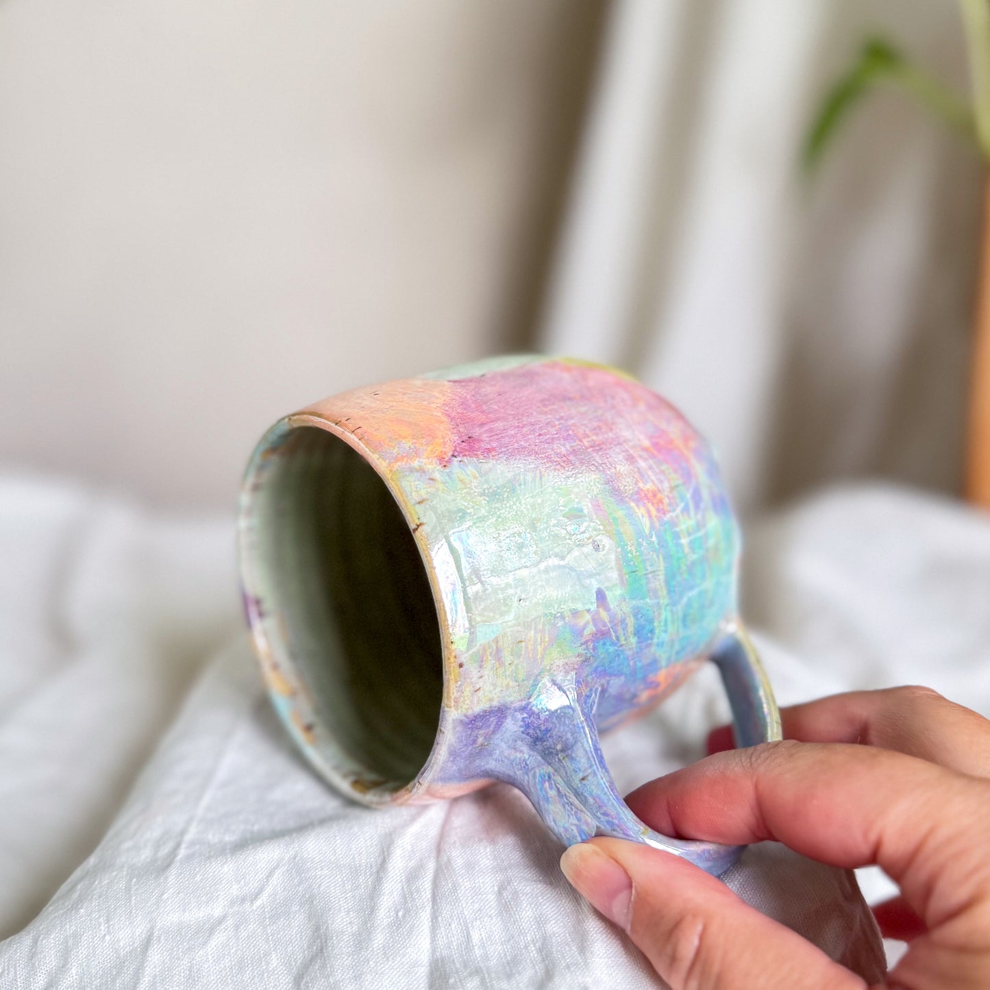 Double Rainbow Patch Tall Lotti Mug #4