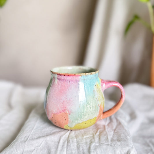 Rainbow Patch Cauldron Mug #1