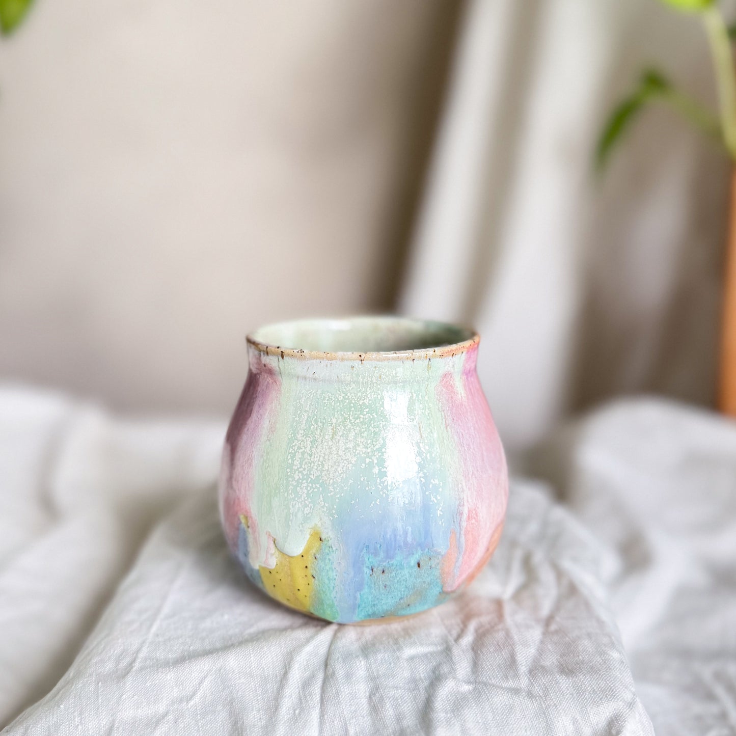 Rainbow Patch Cauldron Mug #1