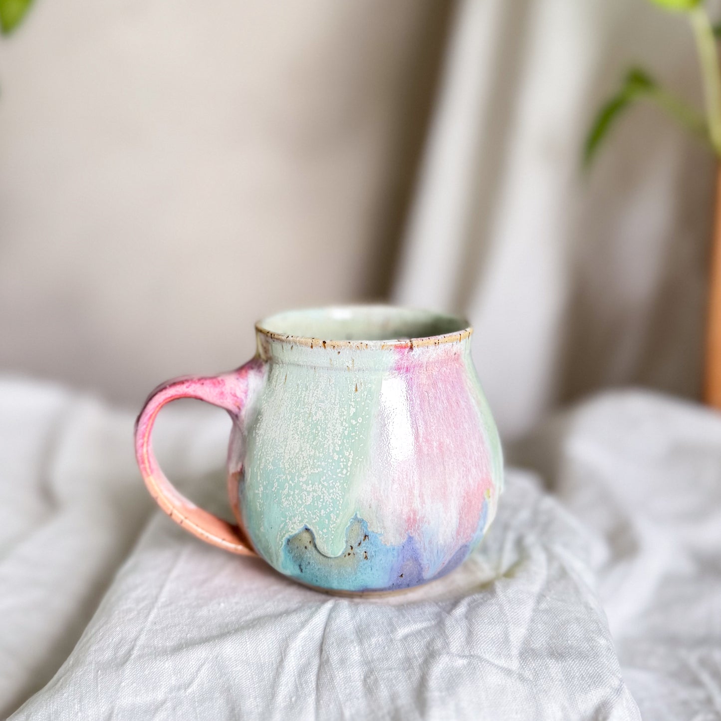 Rainbow Patch Cauldron Mug #1