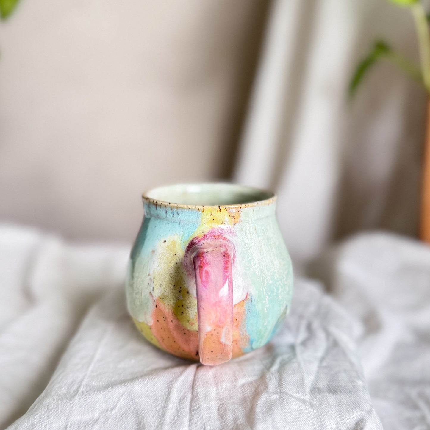 Rainbow Patch Cauldron Mug #1