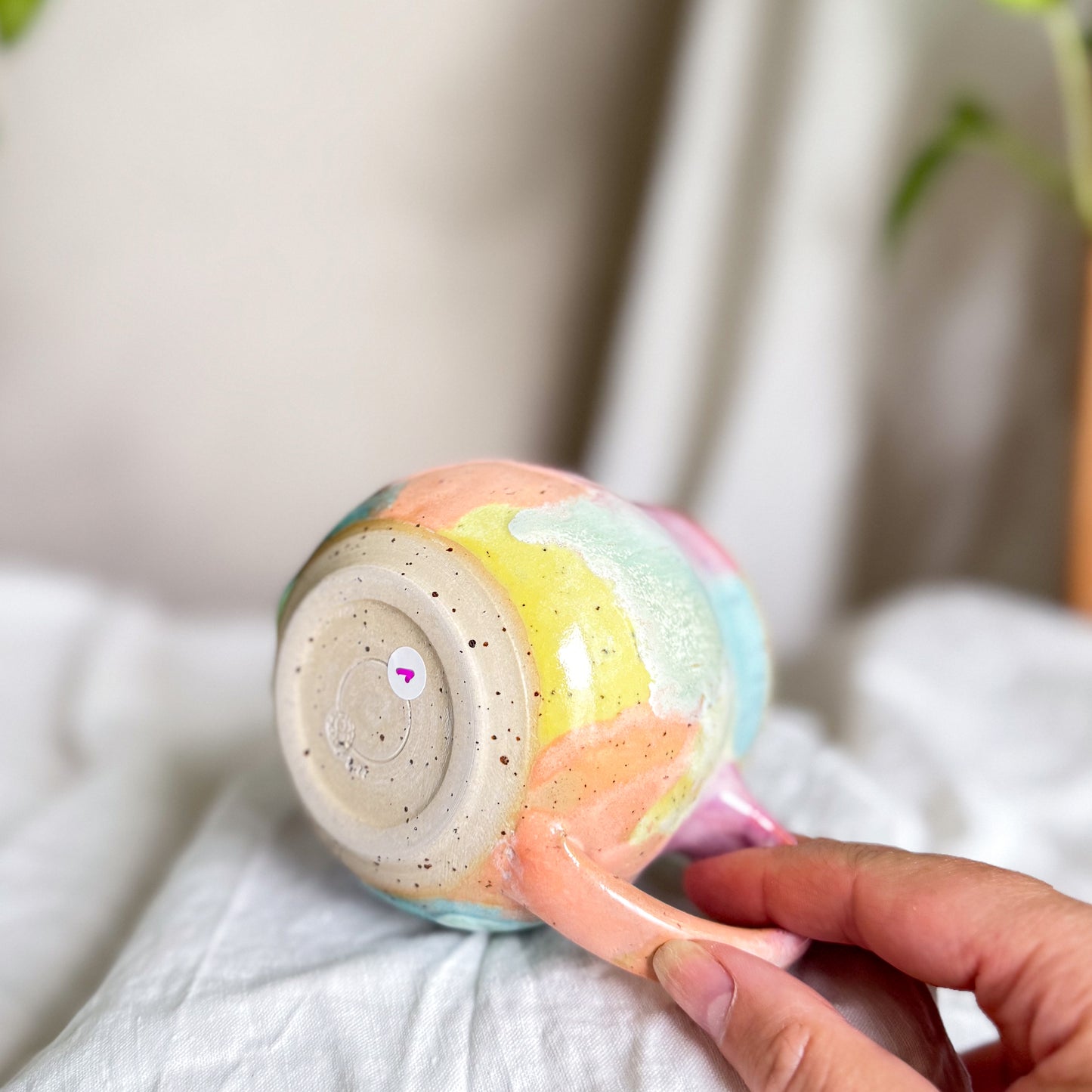 Rainbow Patch Cauldron Mug #1