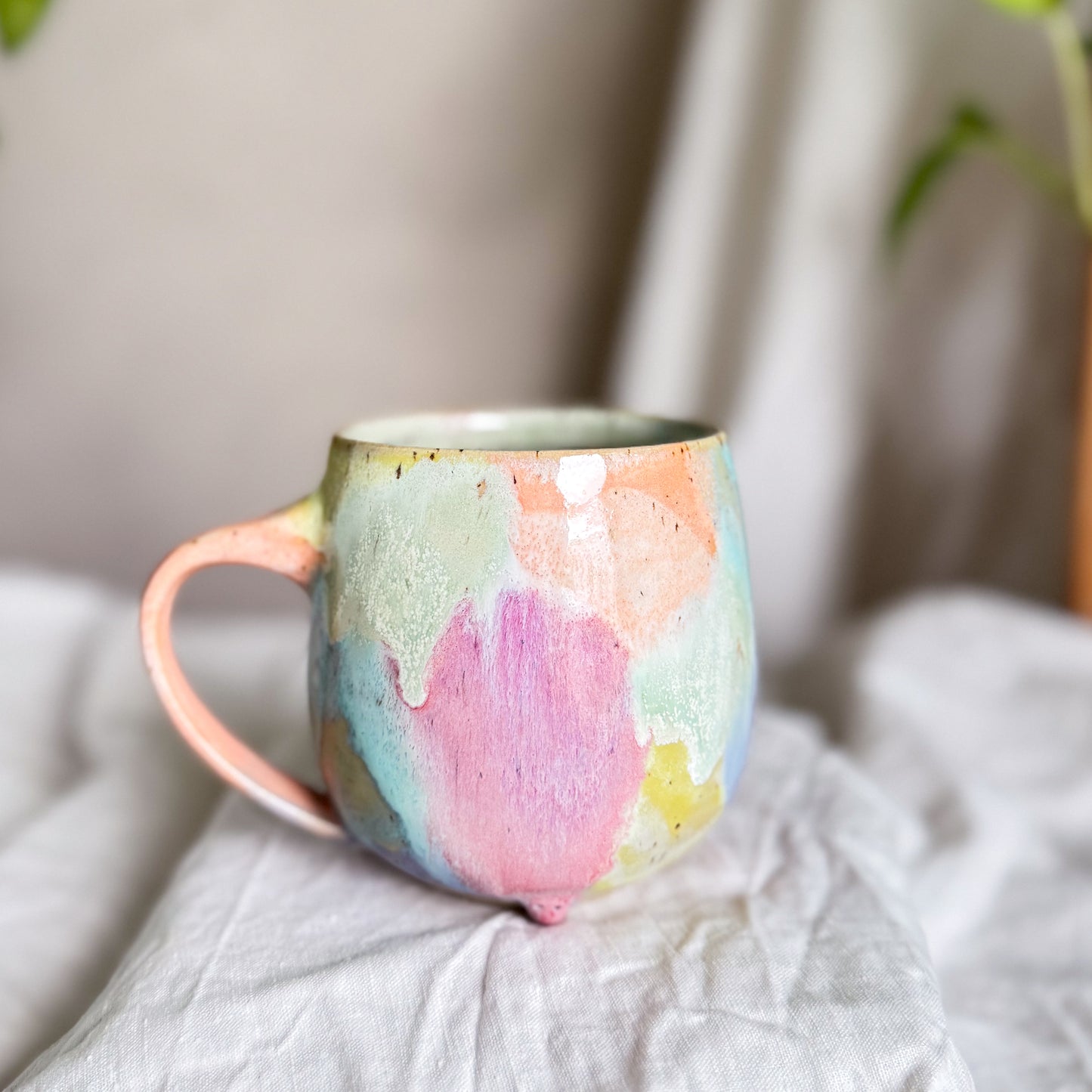 Rainbow Patch Tall Lotti Mug #2