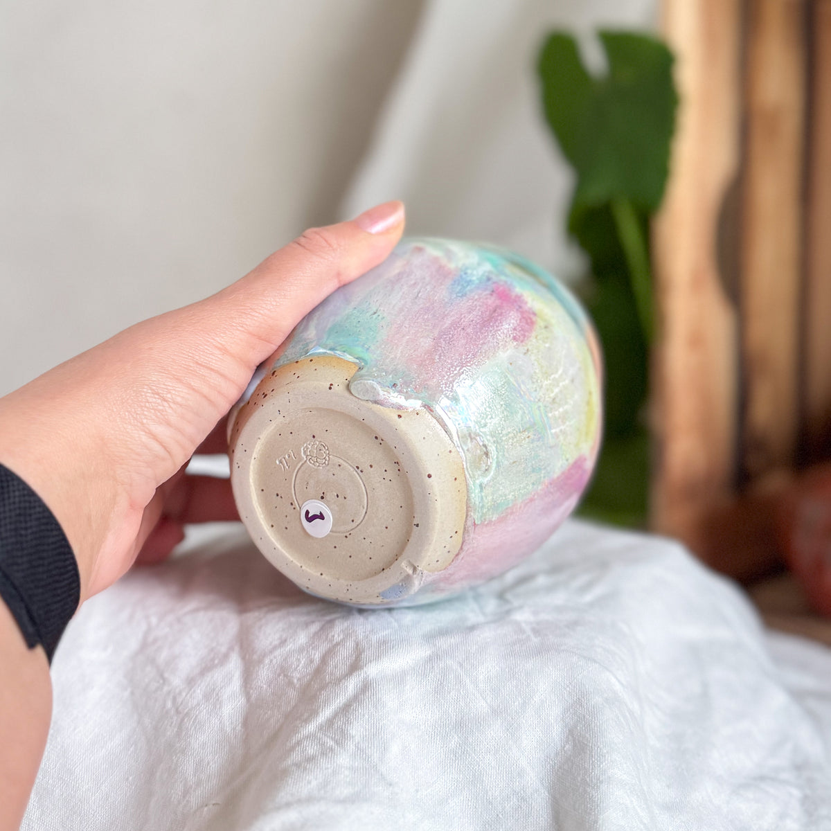 Double Rainbow Vase #3