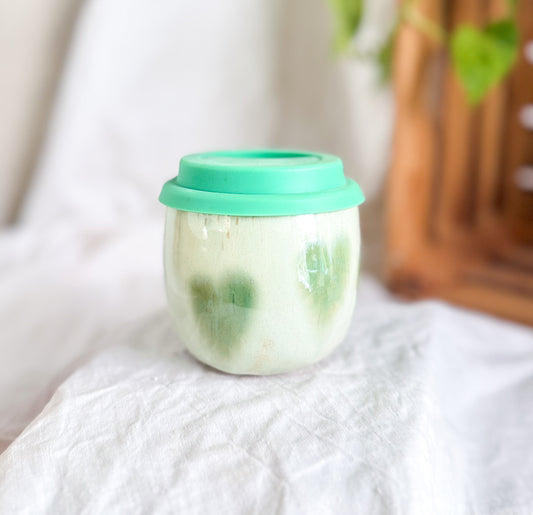 Green Valentine To Go Cup #2