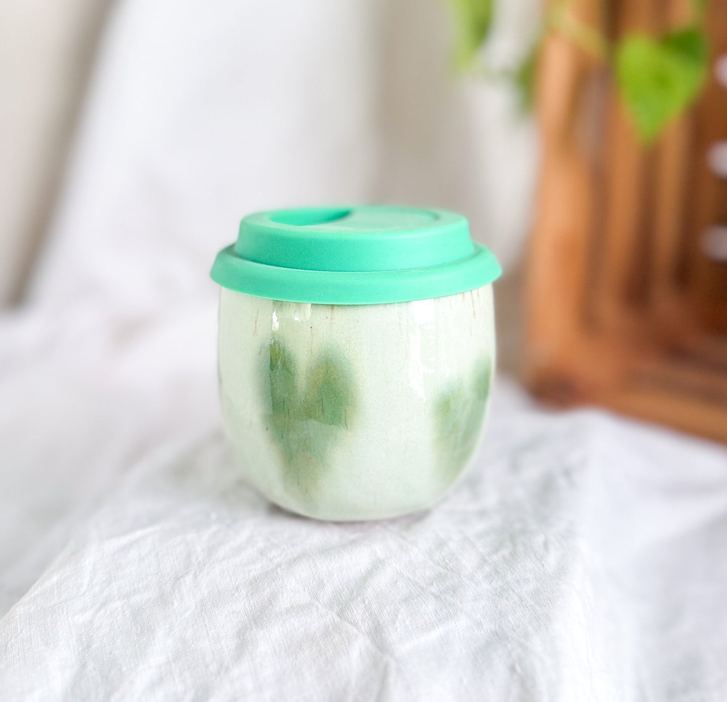 Green Valentine To Go Cup #2