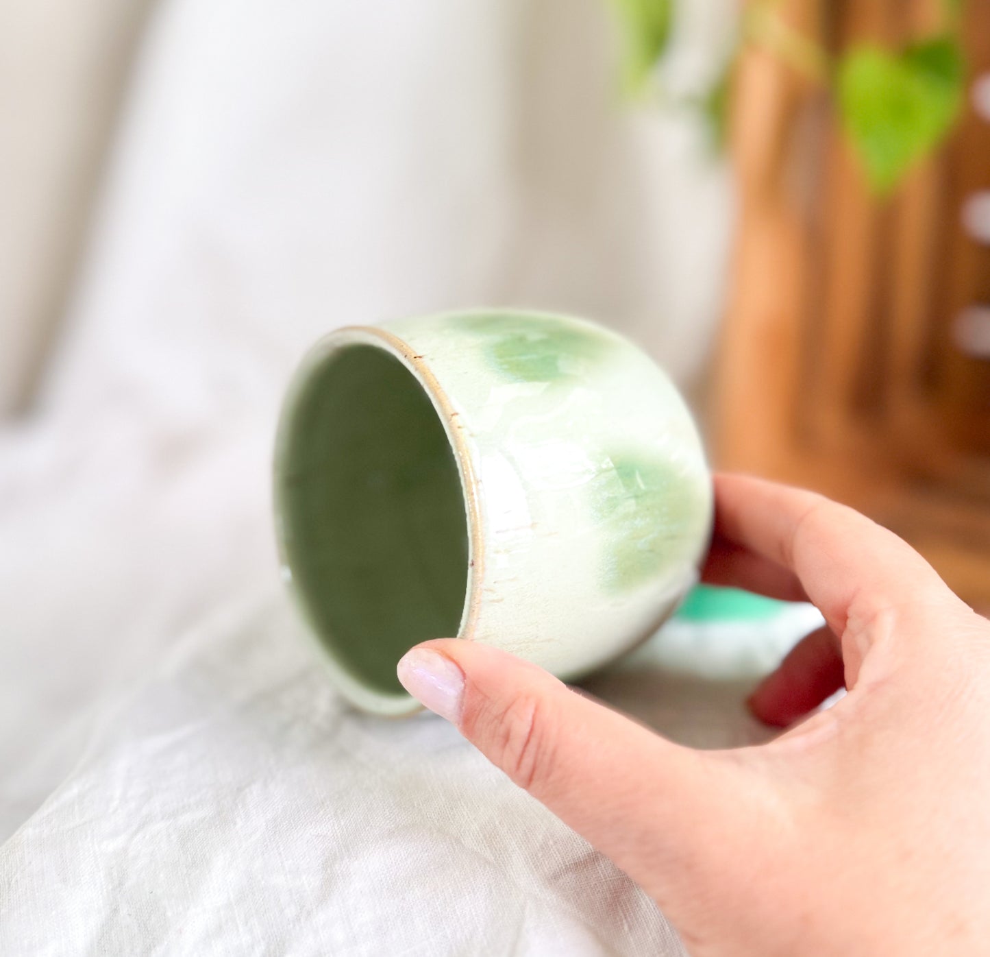 Green Valentine To Go Cup #2