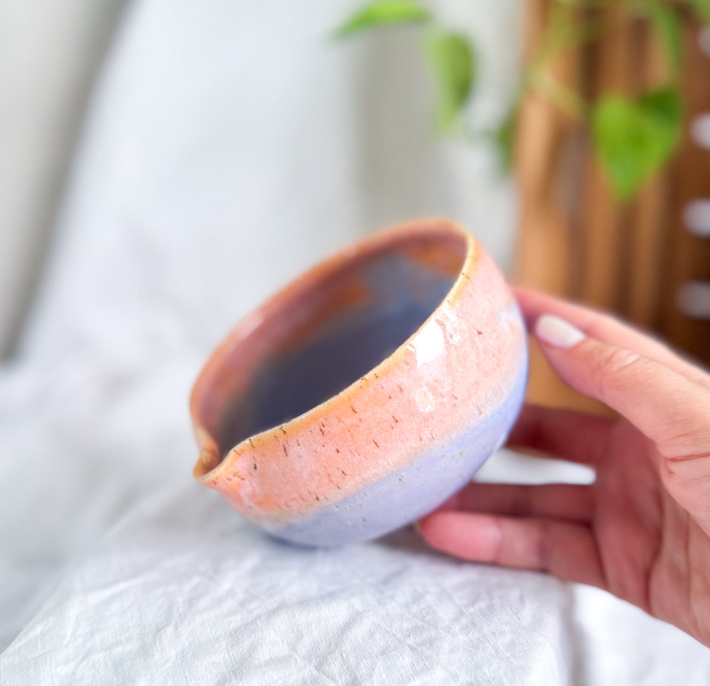 Peach Haze Mixing Bowl #3
