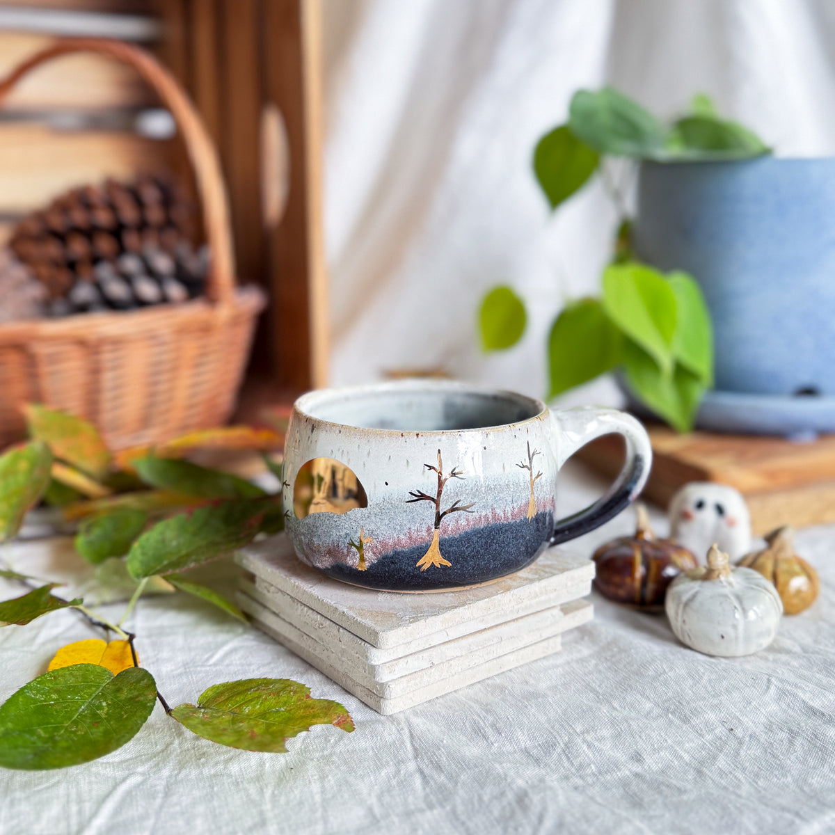Golden Black Forest Manou Mug #3
