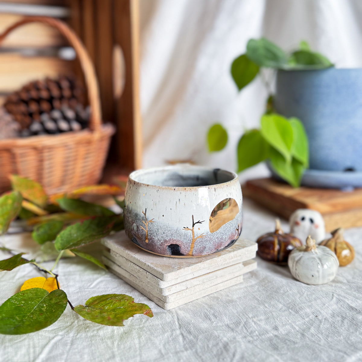 Golden Black Forest Manou Mug #3