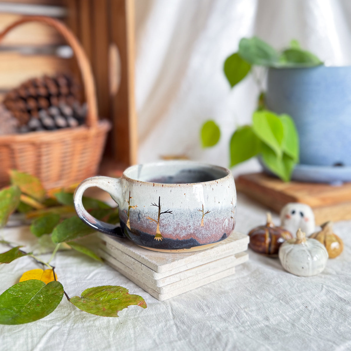 Golden Black Forest Manou Mug #3