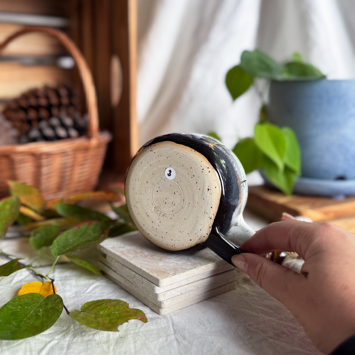 Golden Black Forest Manou Mug #3