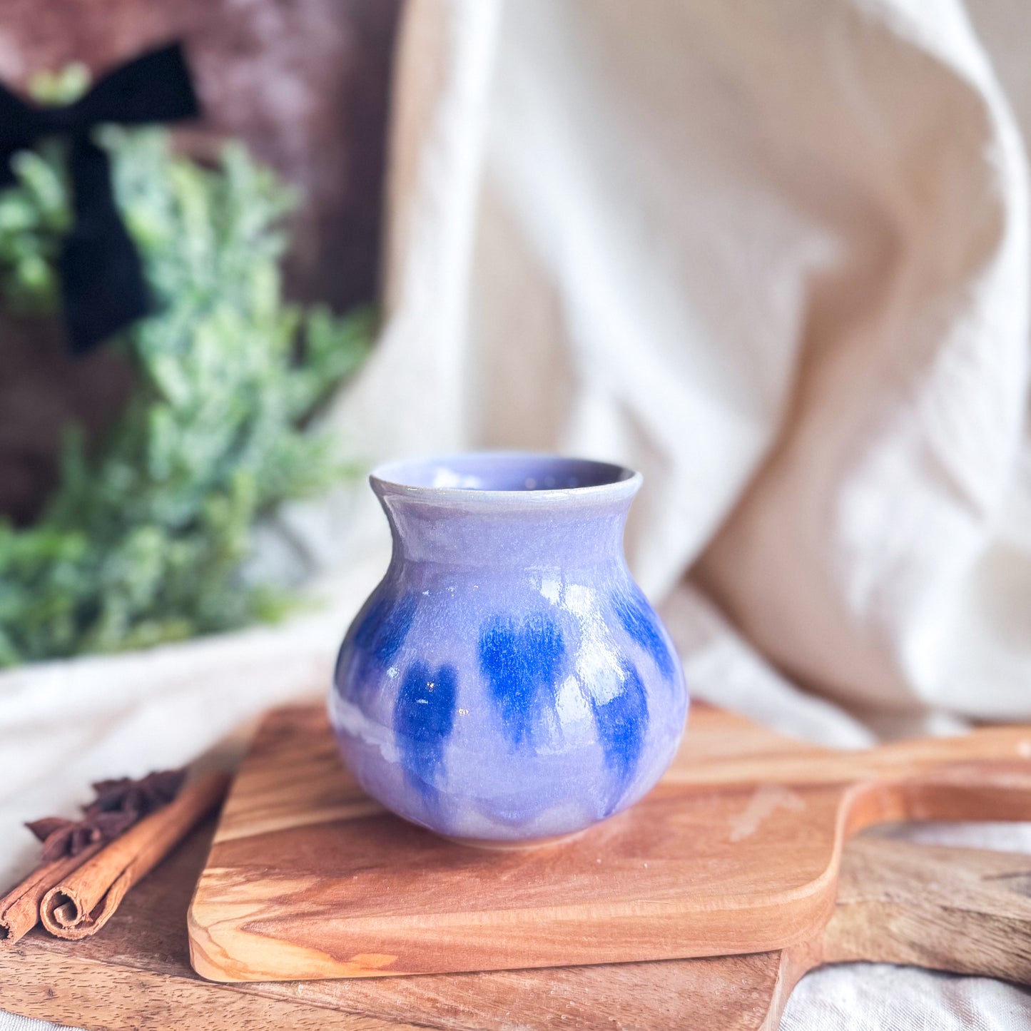 Purple Valentine Bud Vase #6