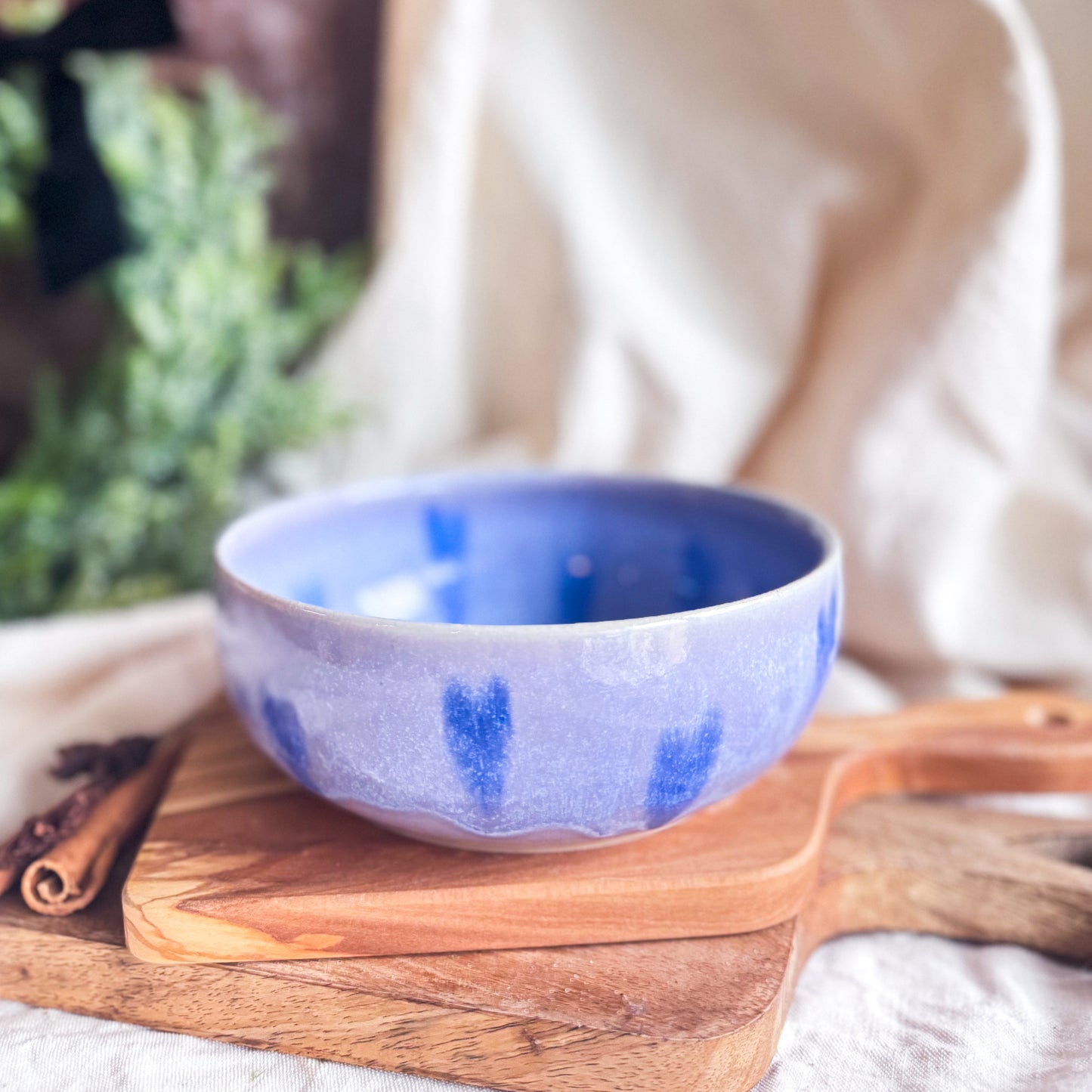 Purple Valentine Side Plate #9