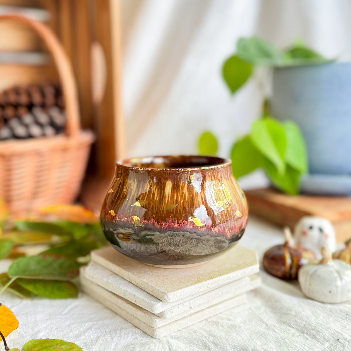 Golden Chestnut Cauldron Mug #4
