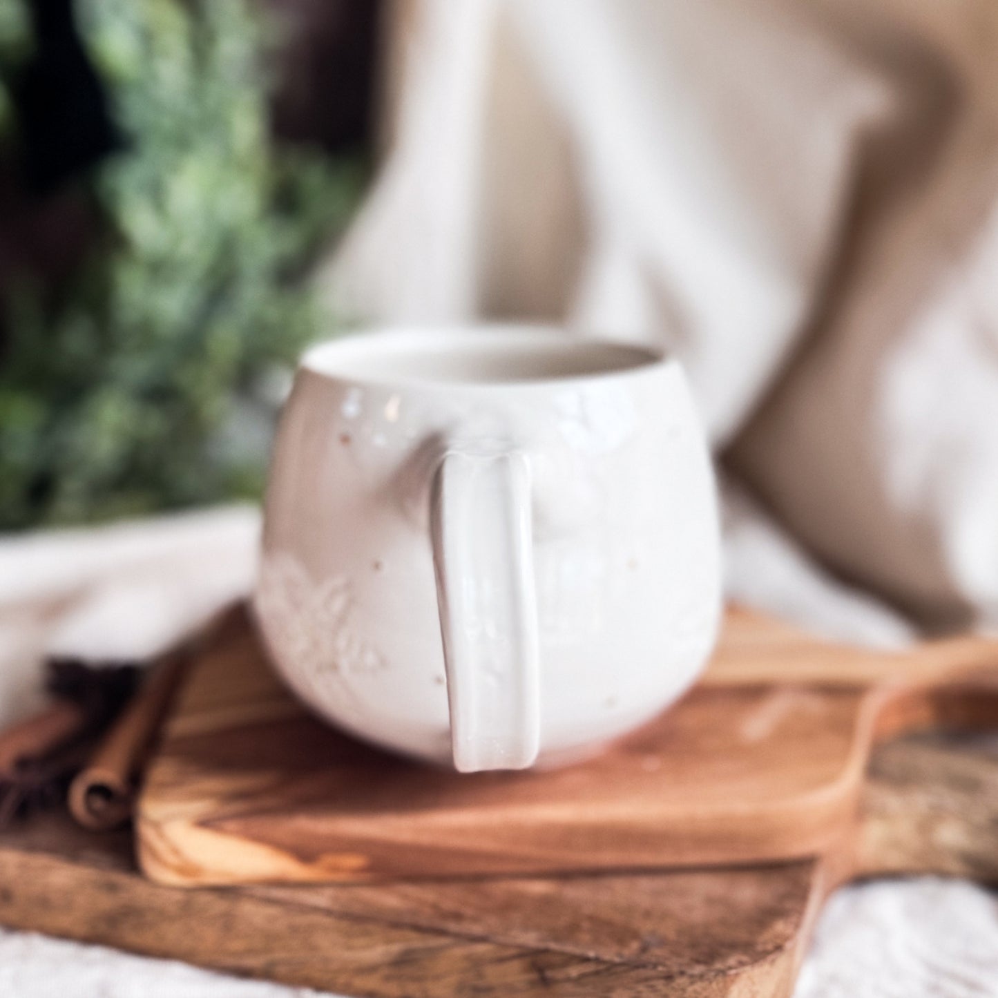 Porcelain Snowflake Mug #2