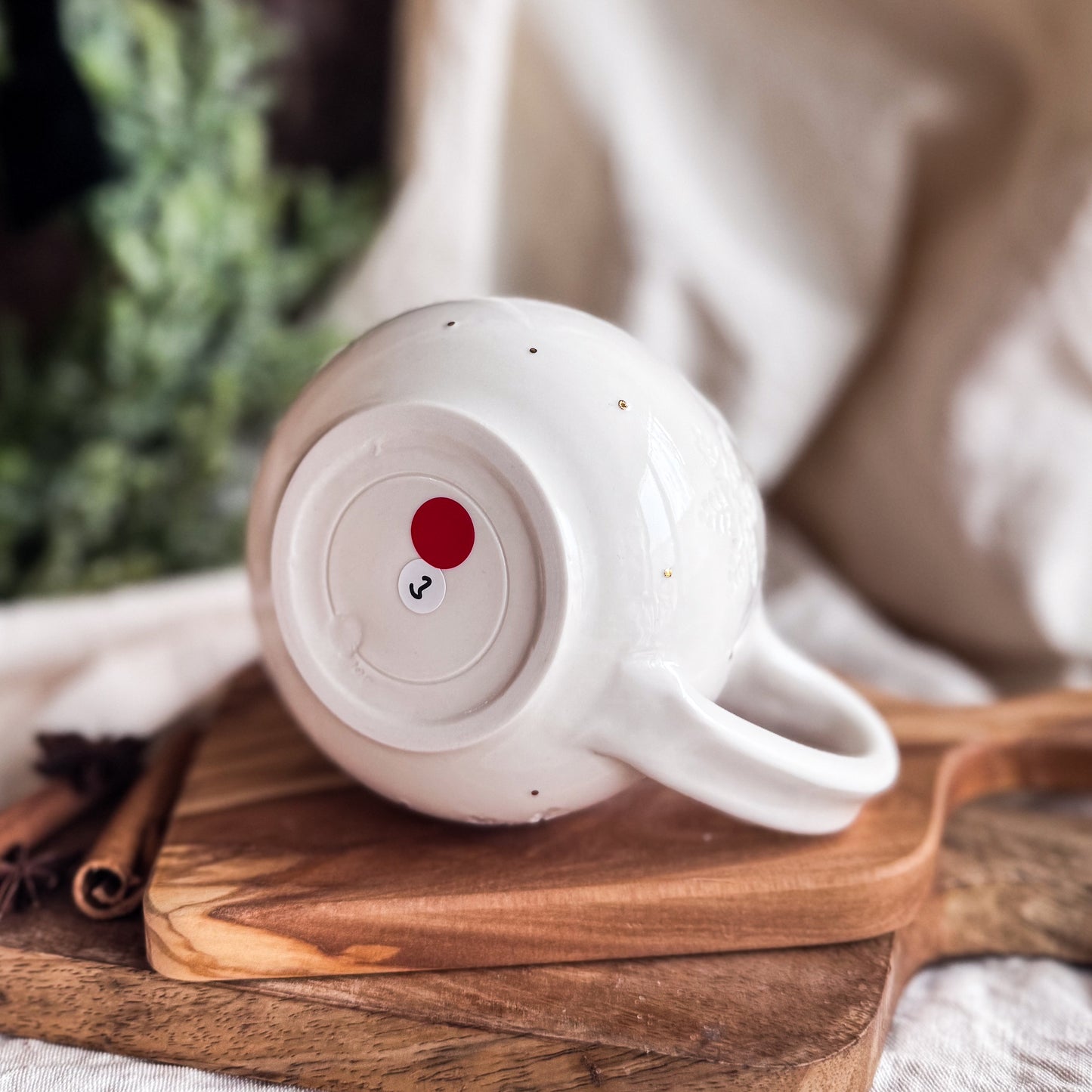 Porcelain Snowflake Mug #3