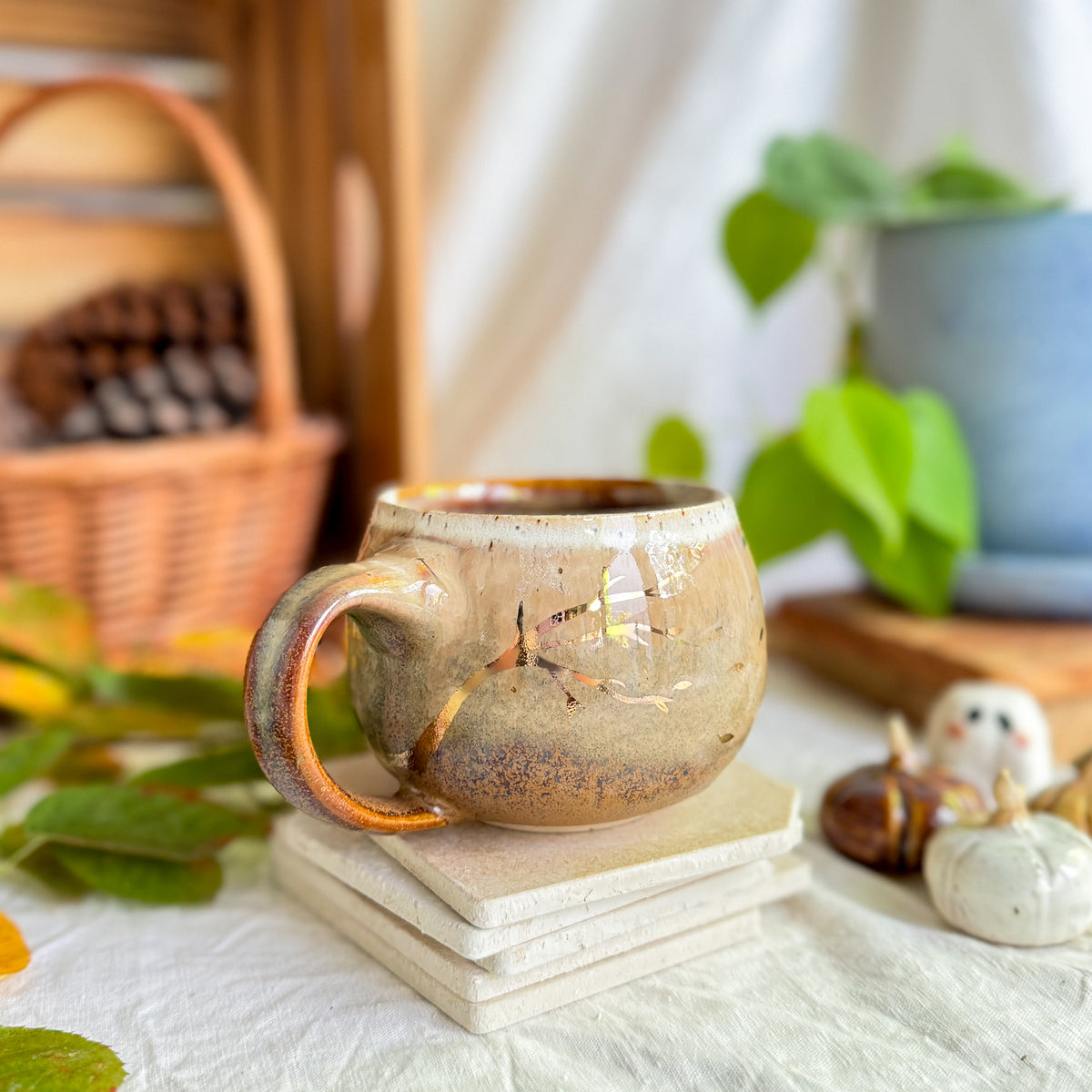 Golden Espresso Float Lotti Mug #2
