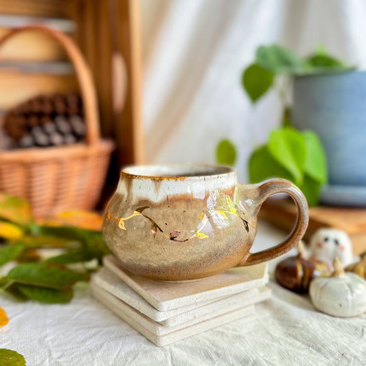 Golden Espresso Float Cauldron Mug #3