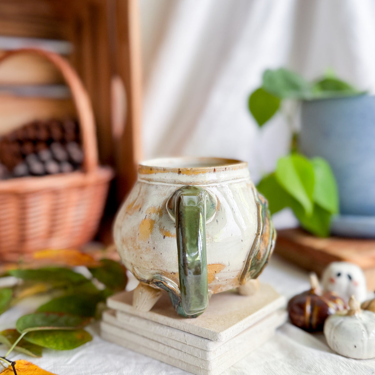 White Pumpkin Mug #3