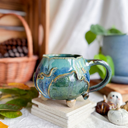 Water Lilies Pumpkin Mug #4