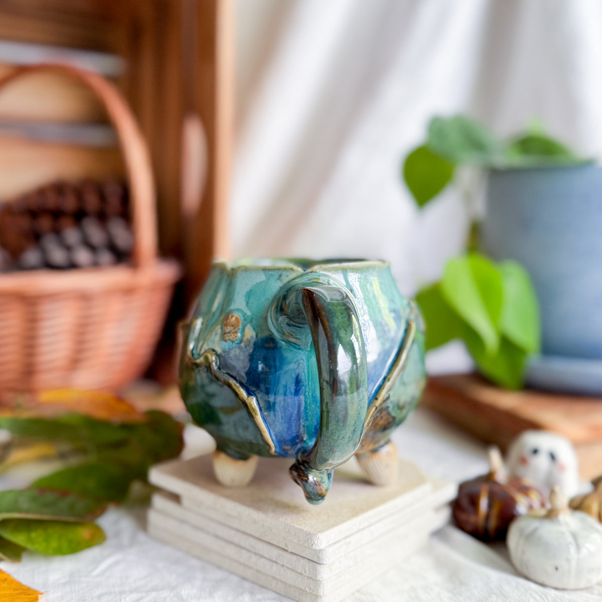 Water Lilies Pumpkin Mug #4