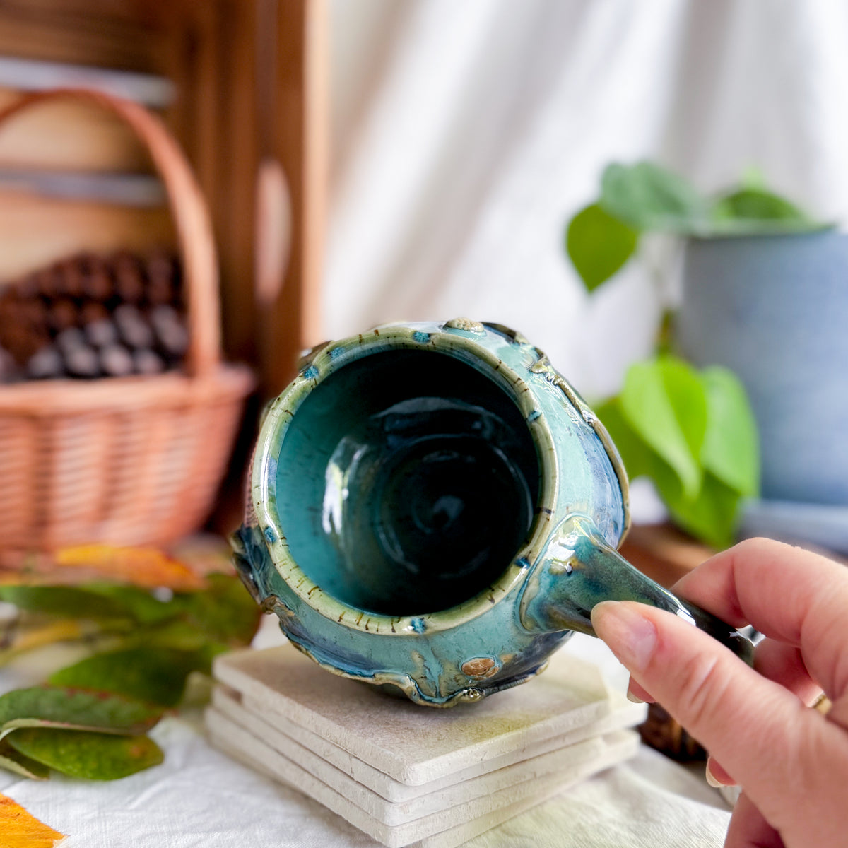 Water Lilies Pumpkin Mug #4