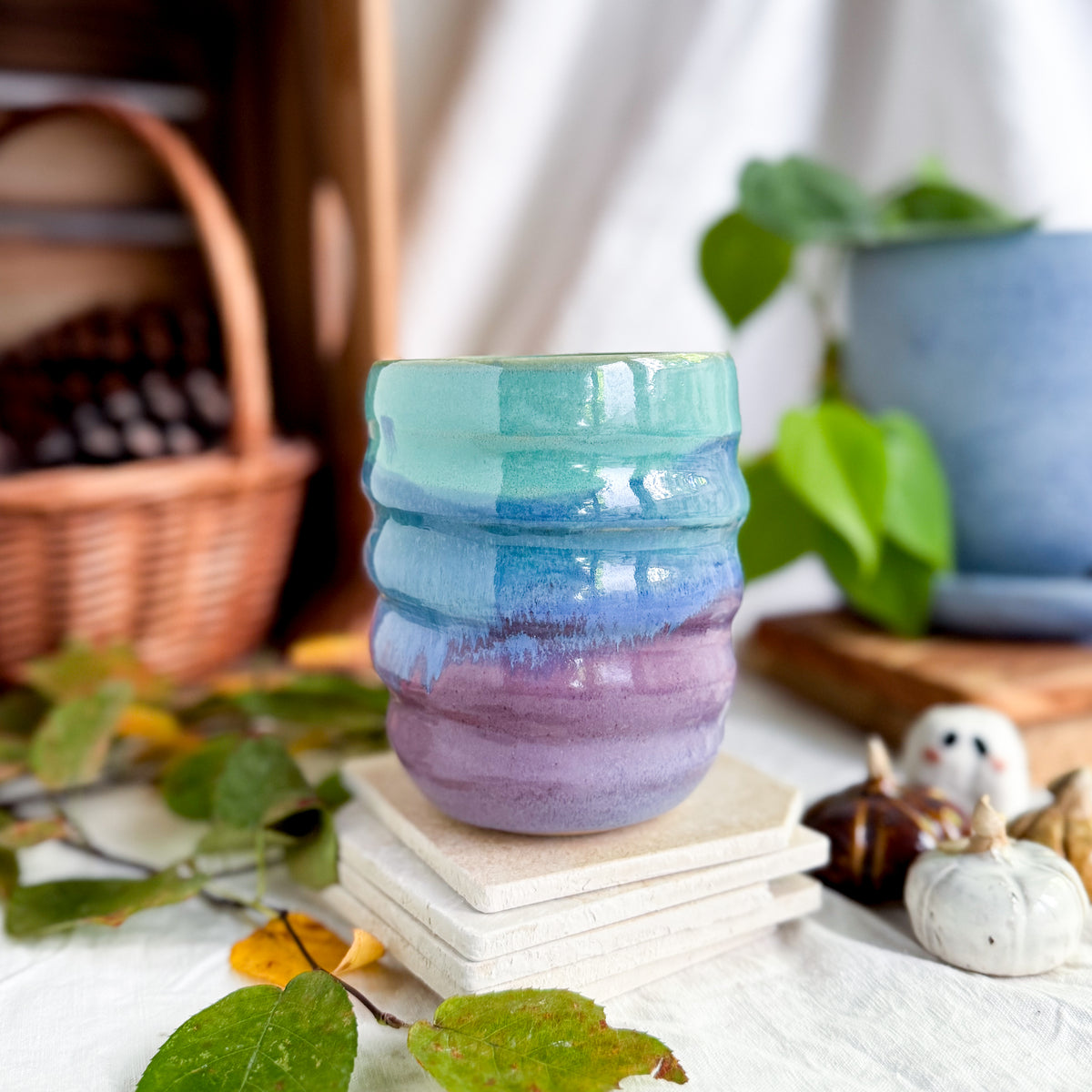 Water Lilies Ice Tea Tumbler #5