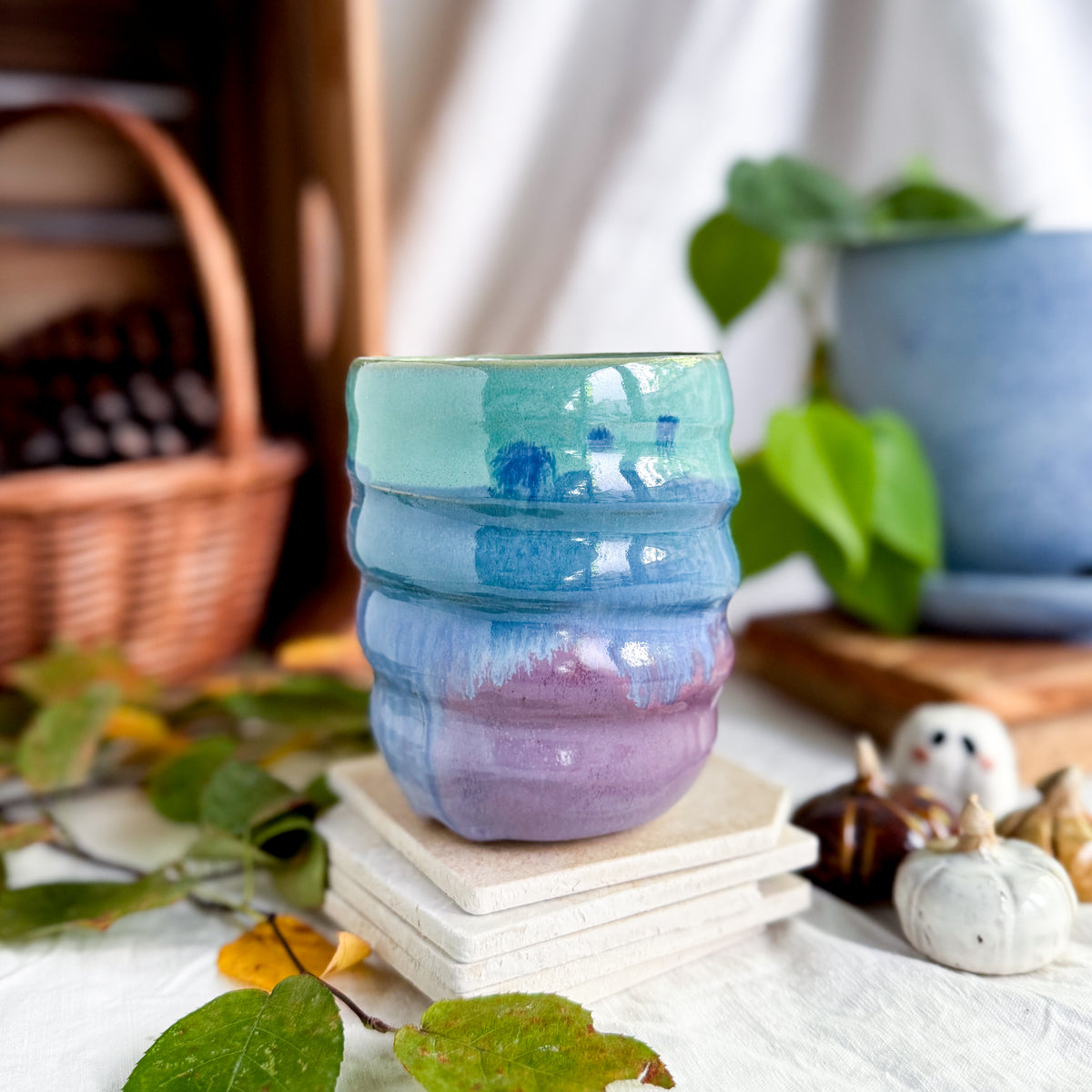 Water Lilies Ice Tea Tumbler #5