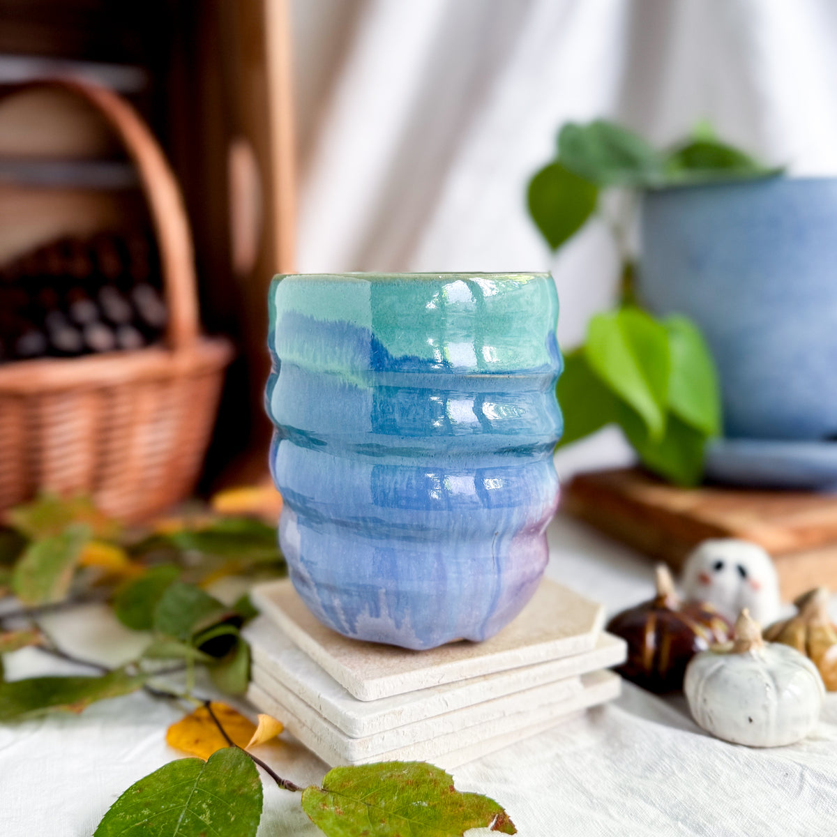 Water Lilies Ice Tea Tumbler #5