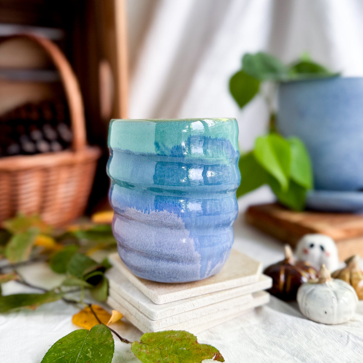 Water Lilies Ice Tea Tumbler #5