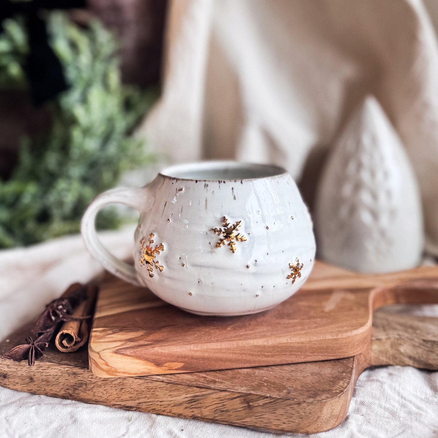 White Snowflake Mug #2 (2024 Edition)