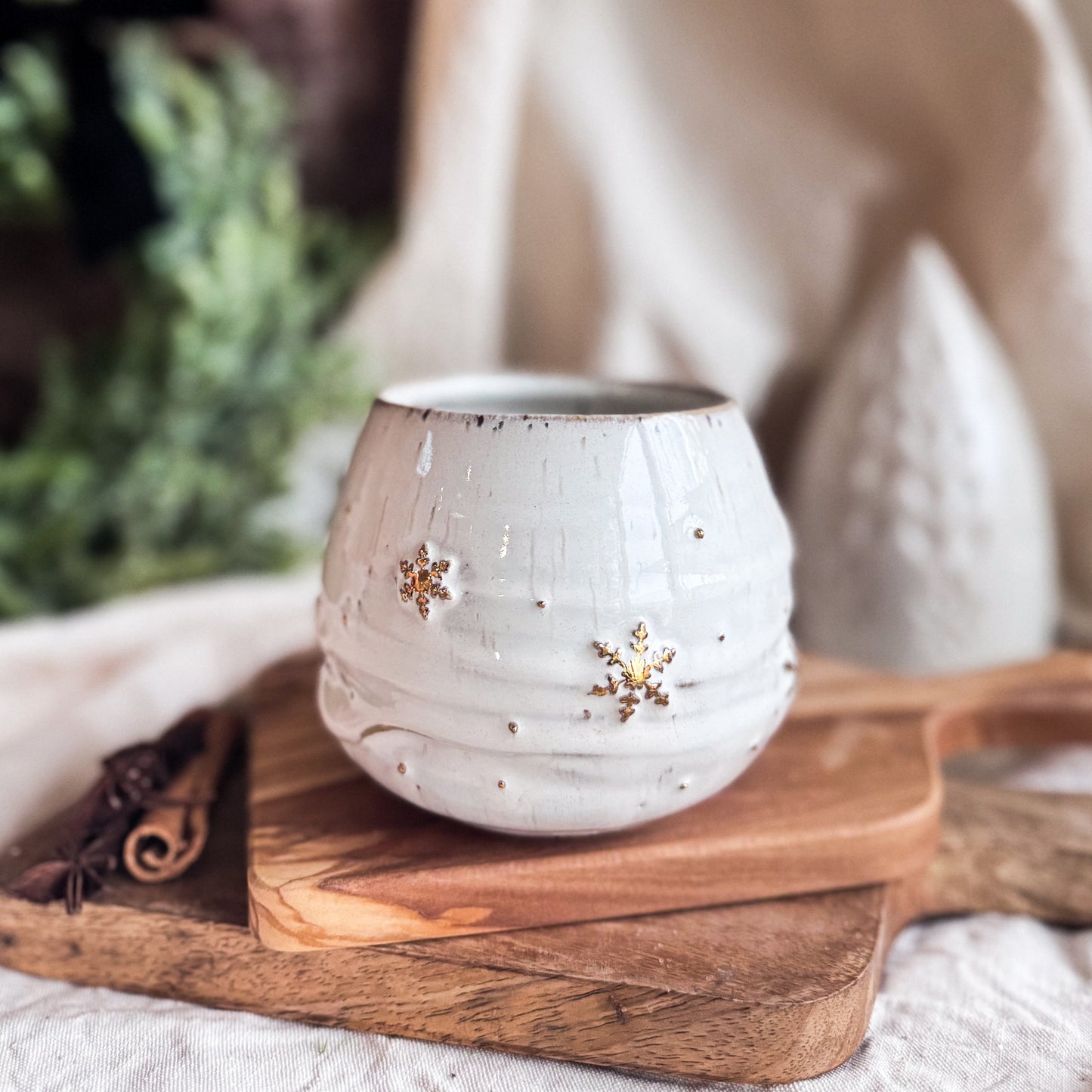 White Snowflake Mug #7 (2024 Edition)