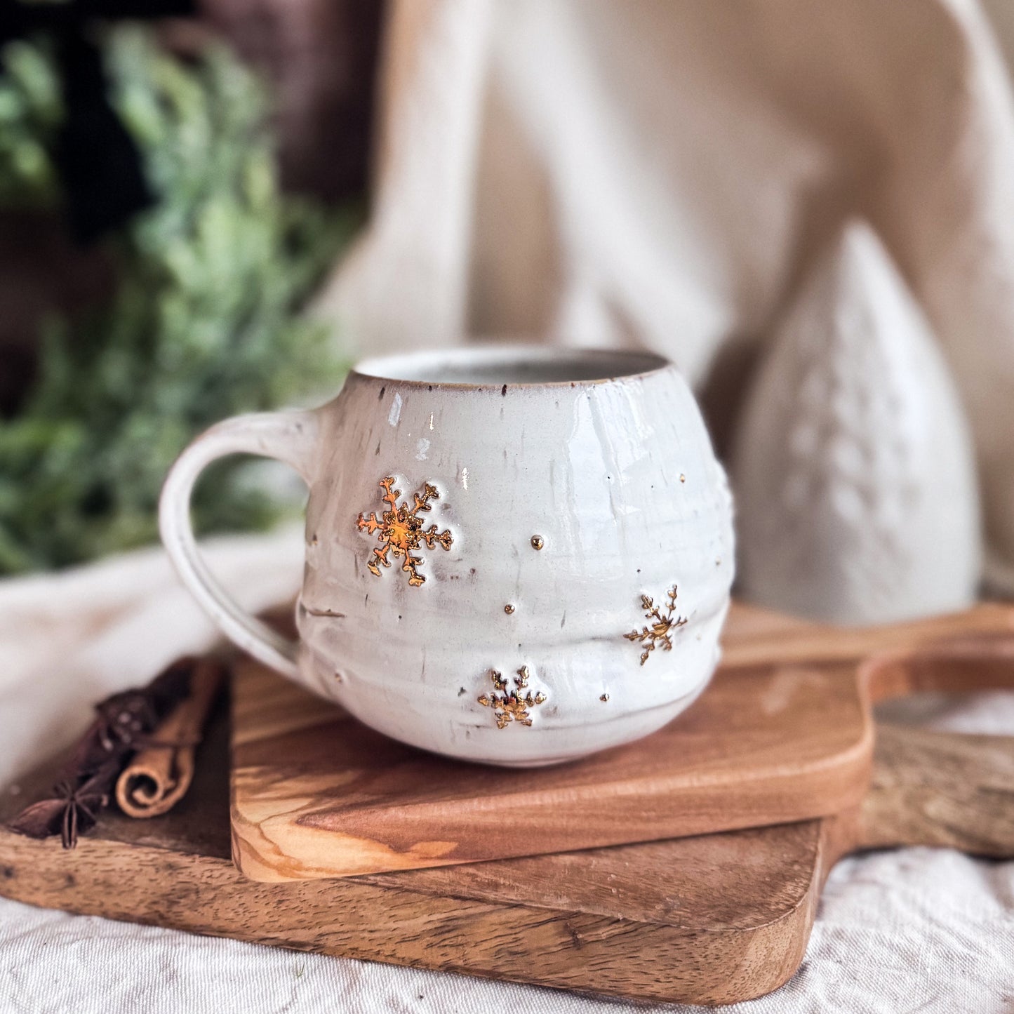 White Snowflake Mug #7 (2024 Edition)