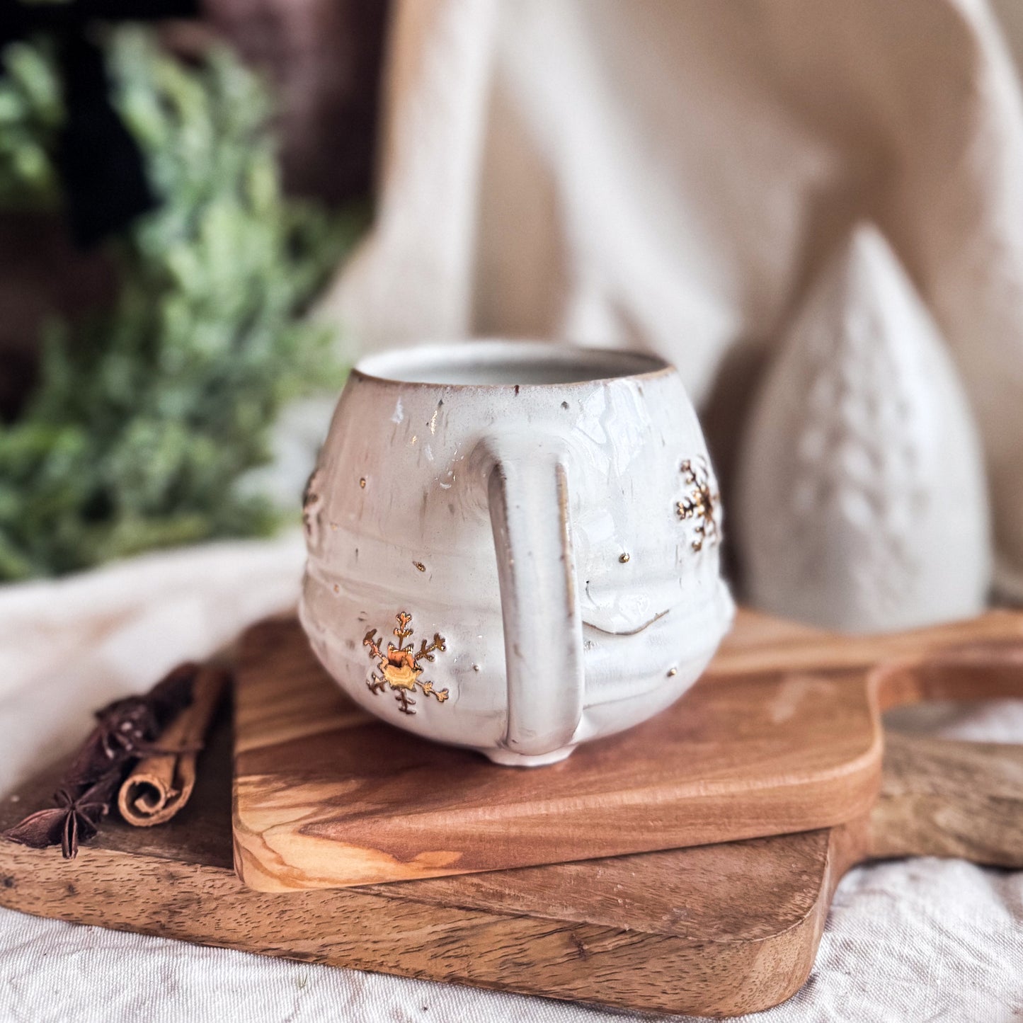 White Snowflake Mug #7 (2024 Edition)