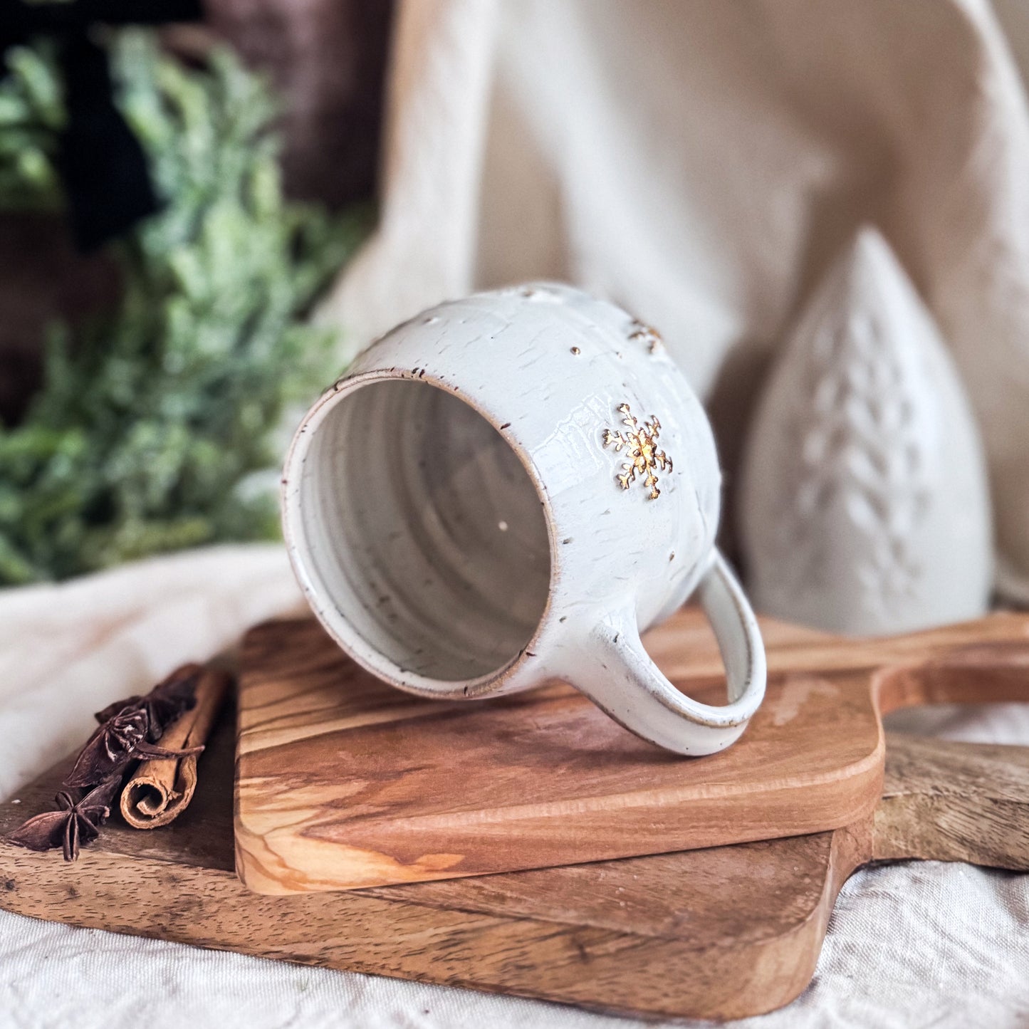 White Snowflake Mug #7 (2024 Edition)