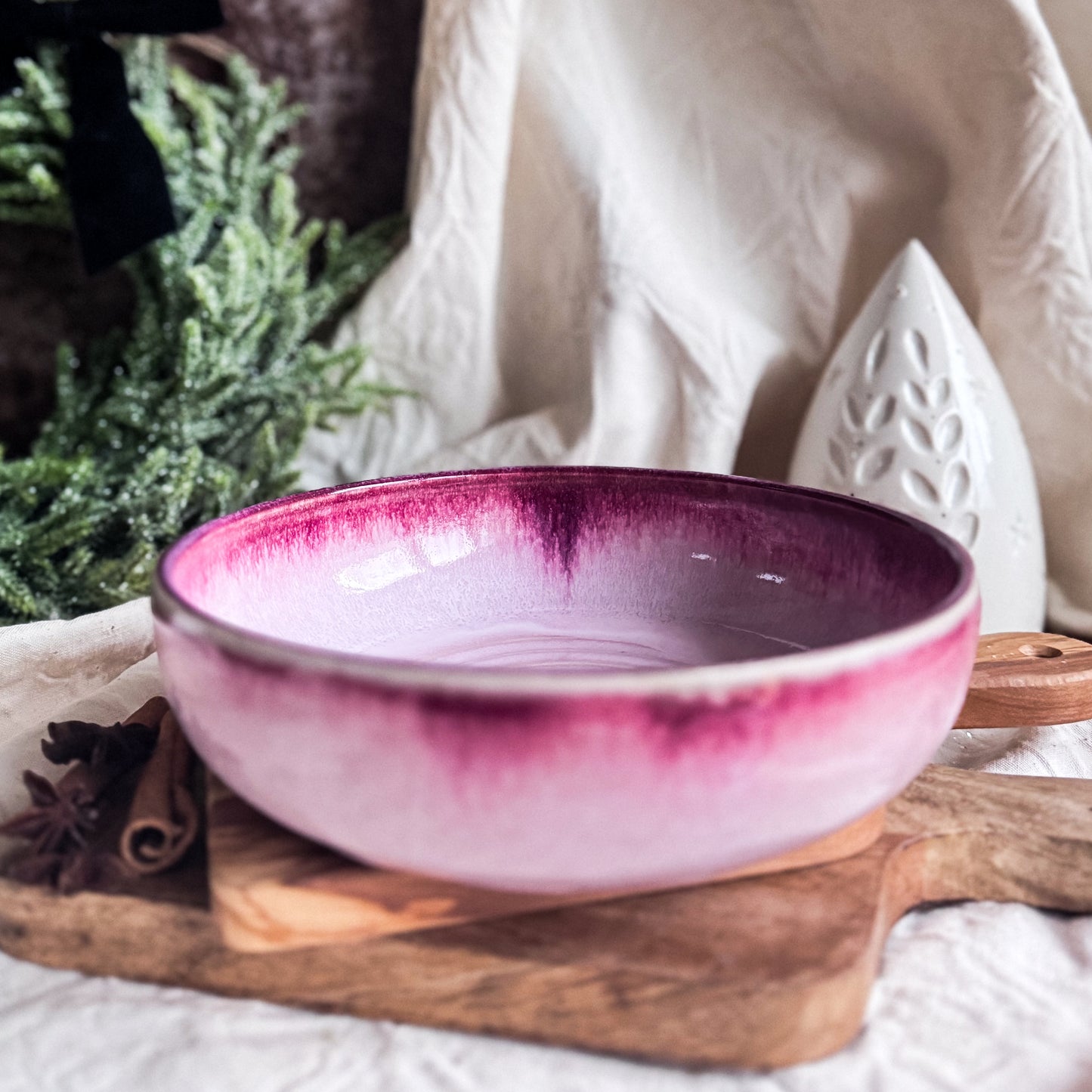 Mulberry Wine Pasta Plate #9