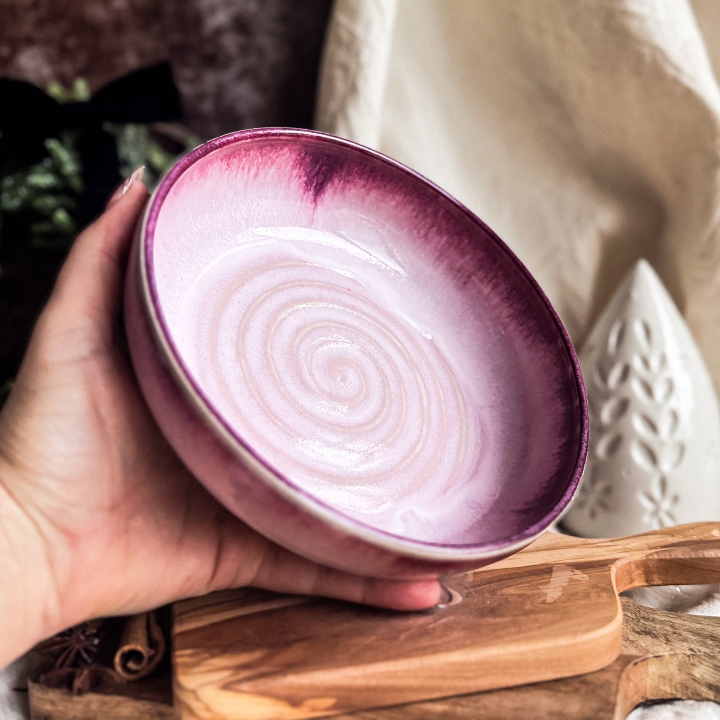 Mulberry Wine Pasta Plate #9