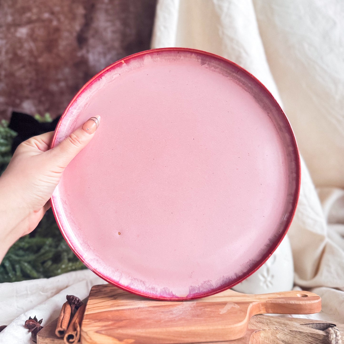 Raspberry Forrest Large Dinner Plate #16