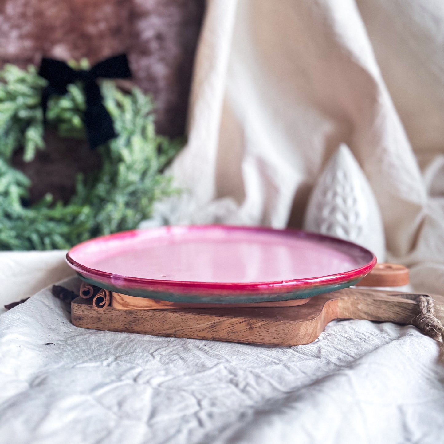 Raspberry Forrest Large Dinner Plate #16