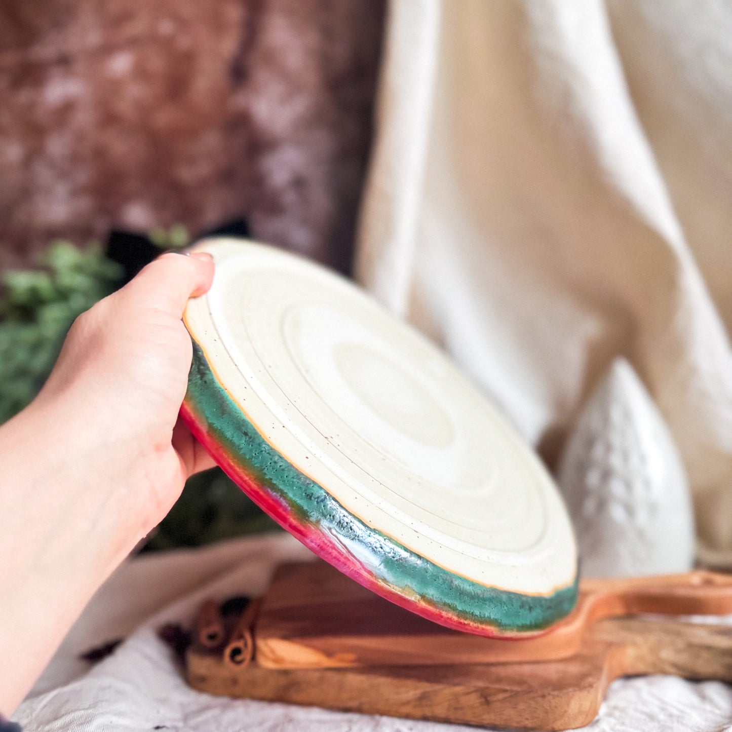 Raspberry Forrest Large Dinner Plate #16